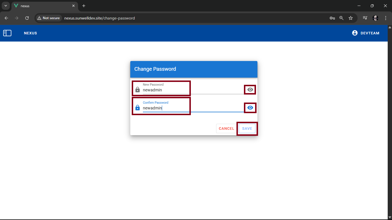 Image changePassword