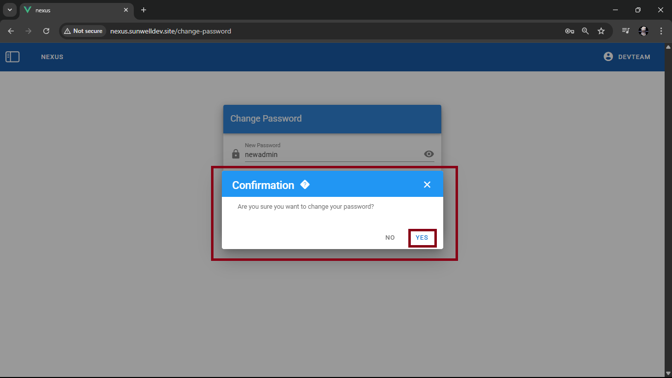Image changePassword