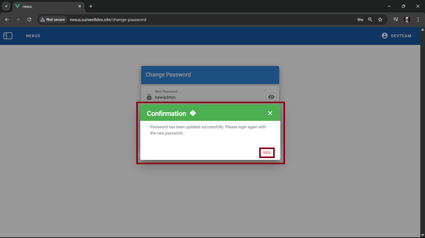 Image changePassword
